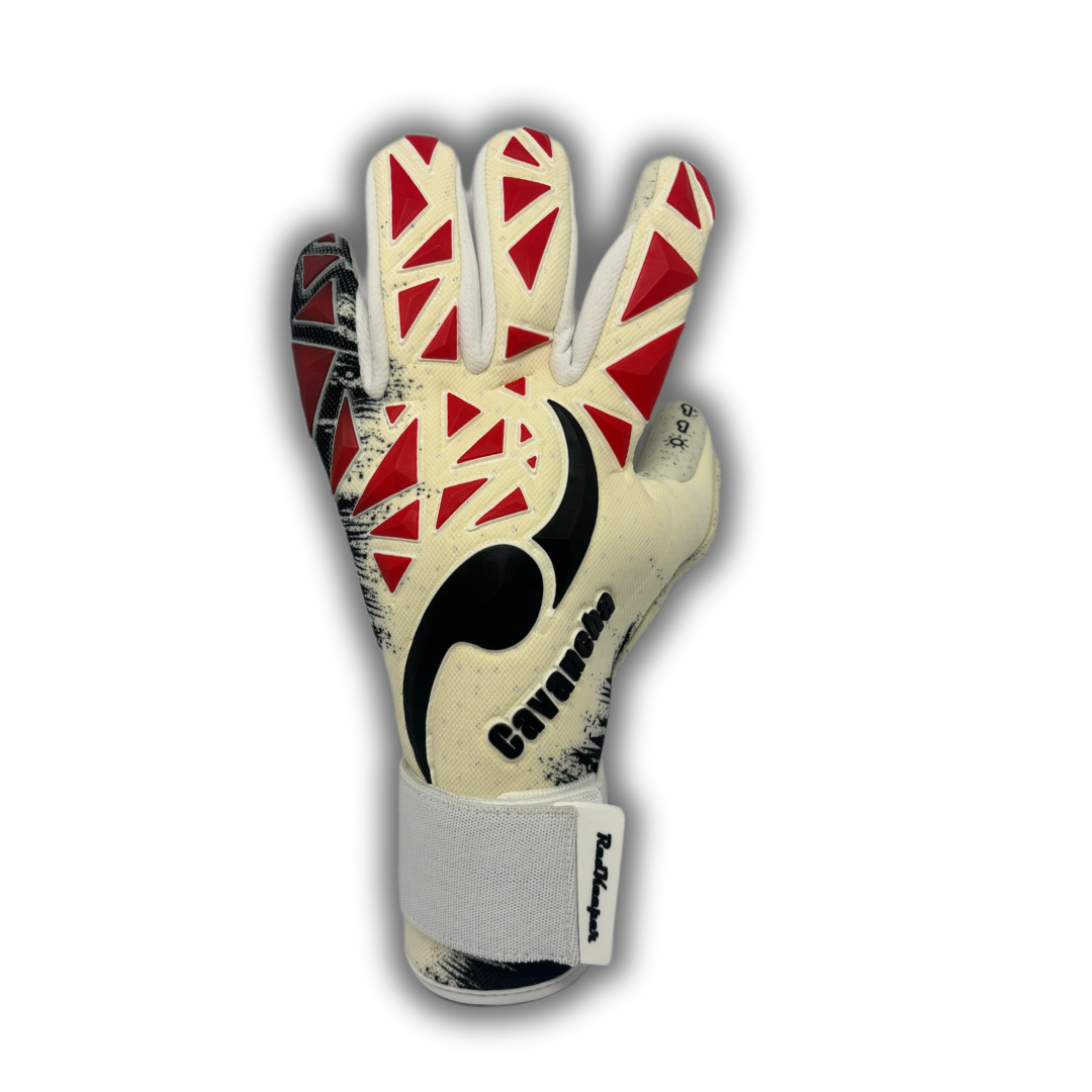 Guantes profesionales modelo Cavancha White and Red