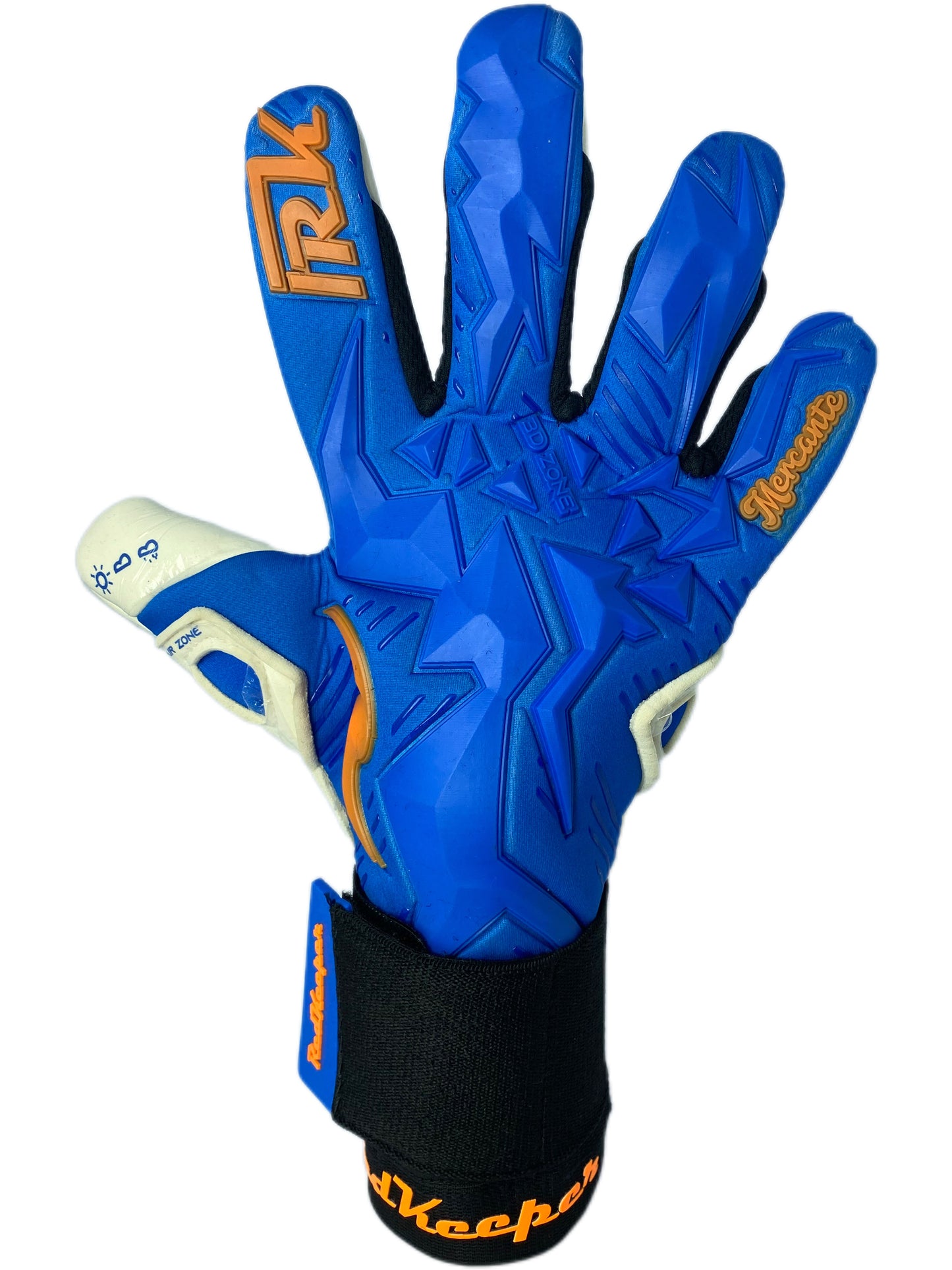Guantes de portero profesionales modelo Mercante Blue