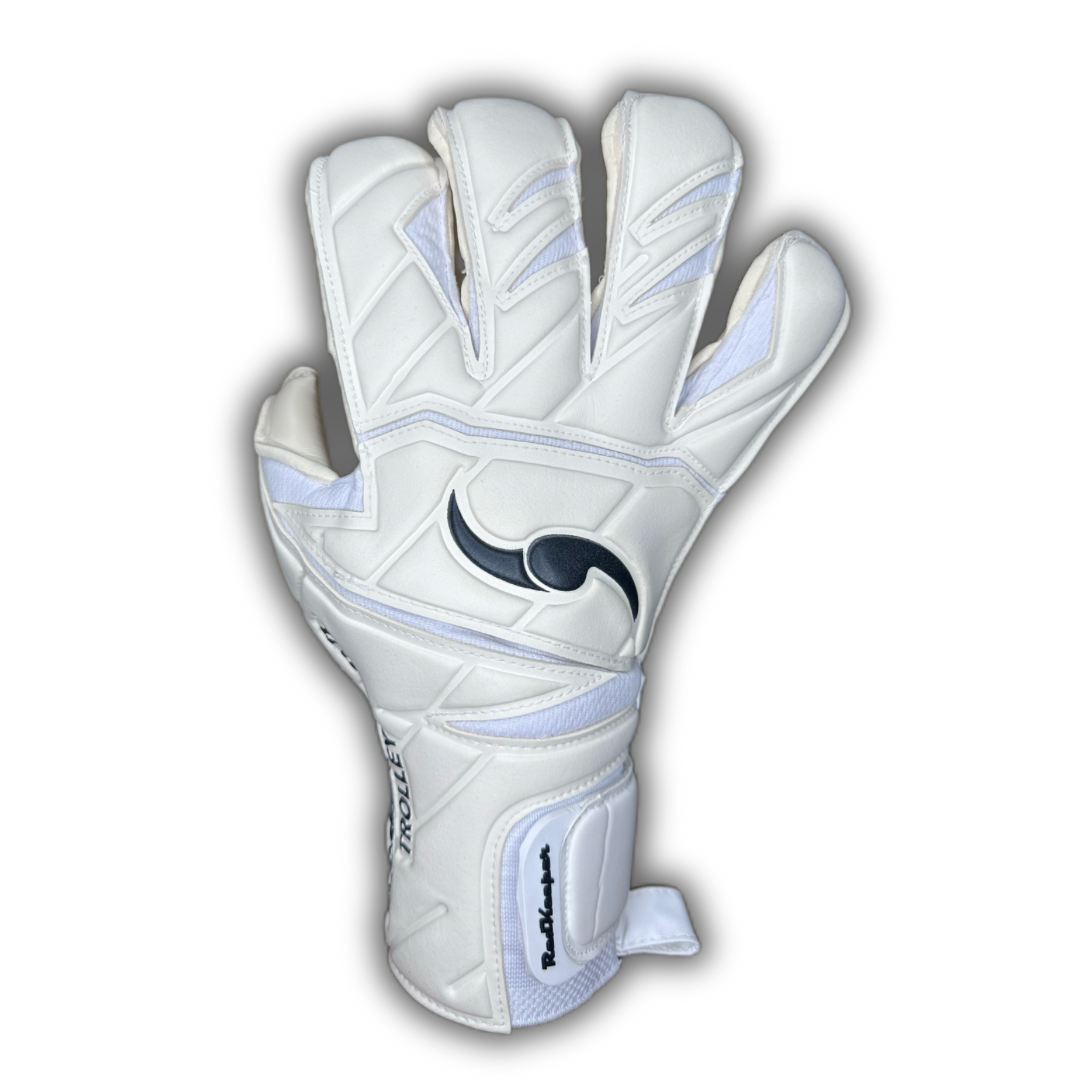 Guantes Profesionales de Portero modelo Trolley White