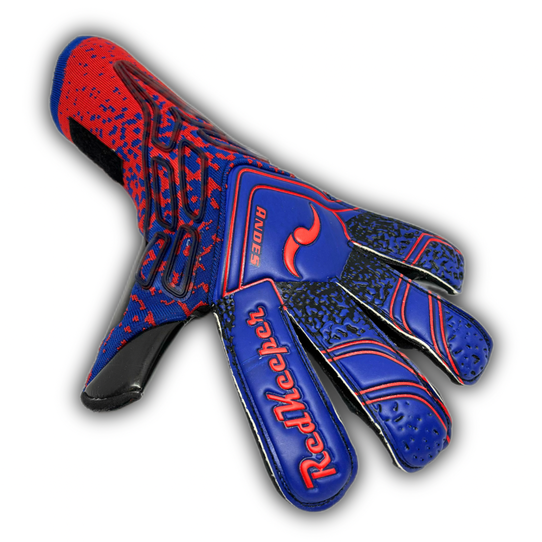 Guantes de portero profesionales | Modelo Andes Red And Blue