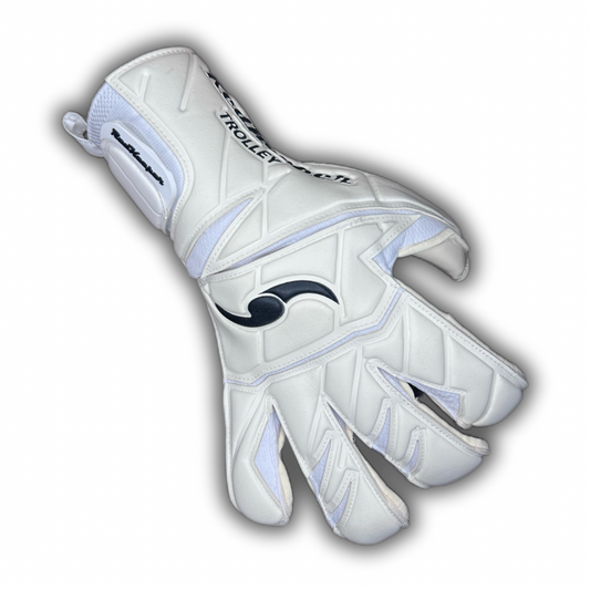Guantes Profesionales de Portero modelo Trolley White
