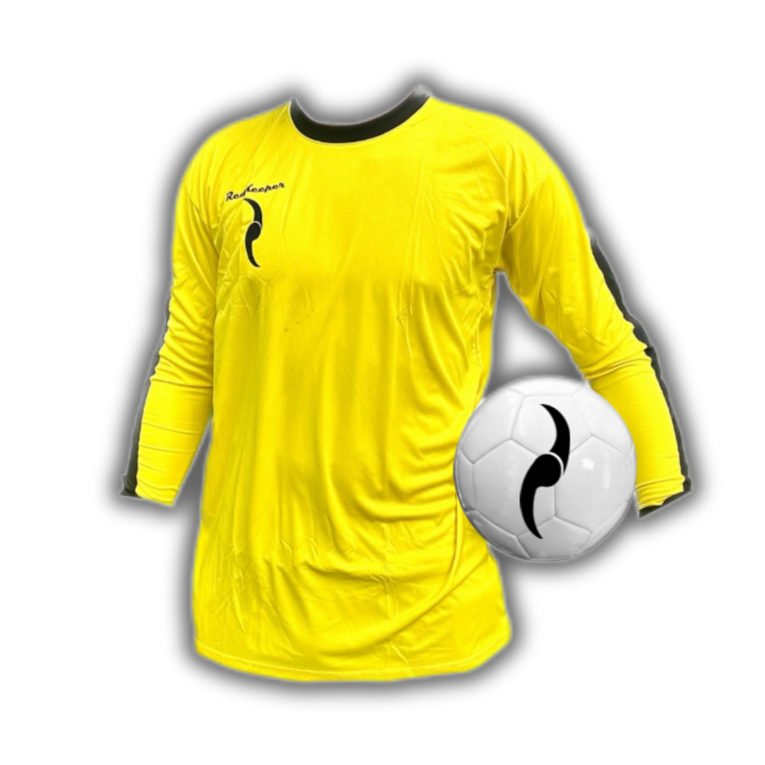 Camiseta de portero color amarillo