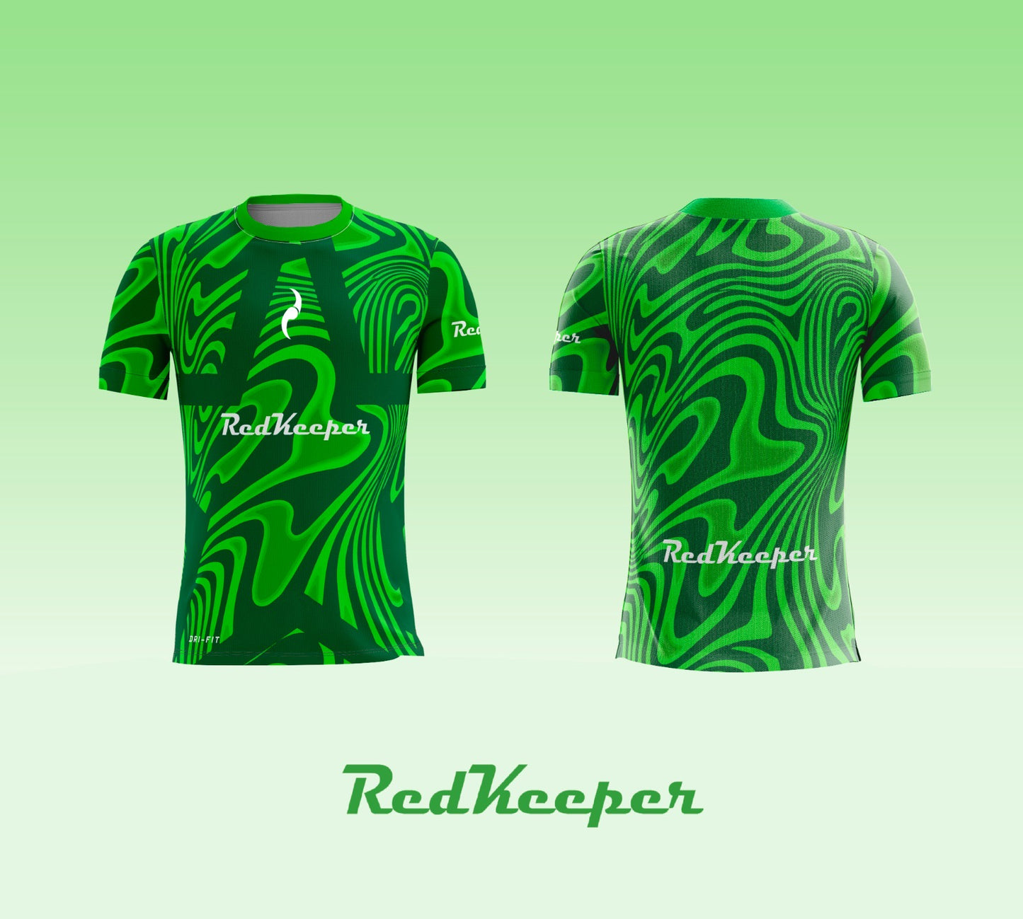 Camiseta de futbol manga corta verde