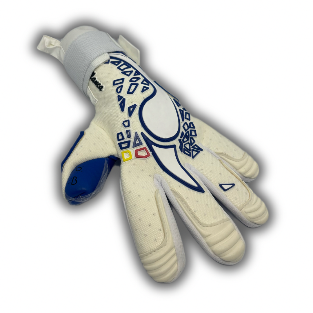 Guantes profesionales modelo Antillanca White and Blue