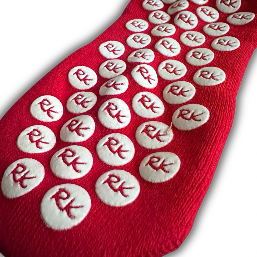 Calceta antideslizante roja RkPro