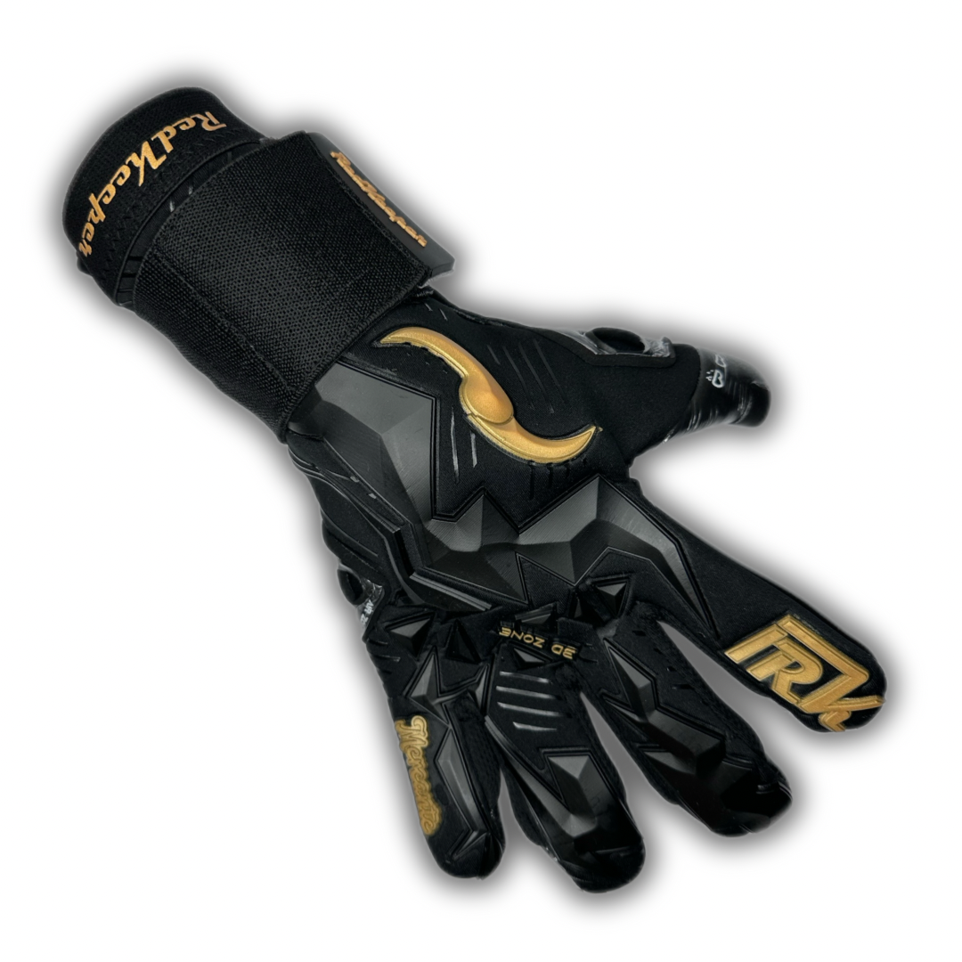 Guantes de portero profesionales modelo Mercante Black And Gold