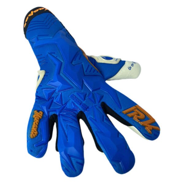 Guantes de portero profesionales modelo Mercante Blue - Imagen 2